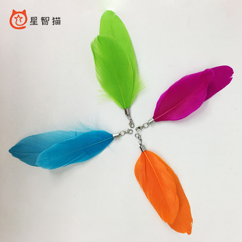 室内装饰吊饰彩色羽毛头空中挂饰羽毛开业礼盒装饰布置用品