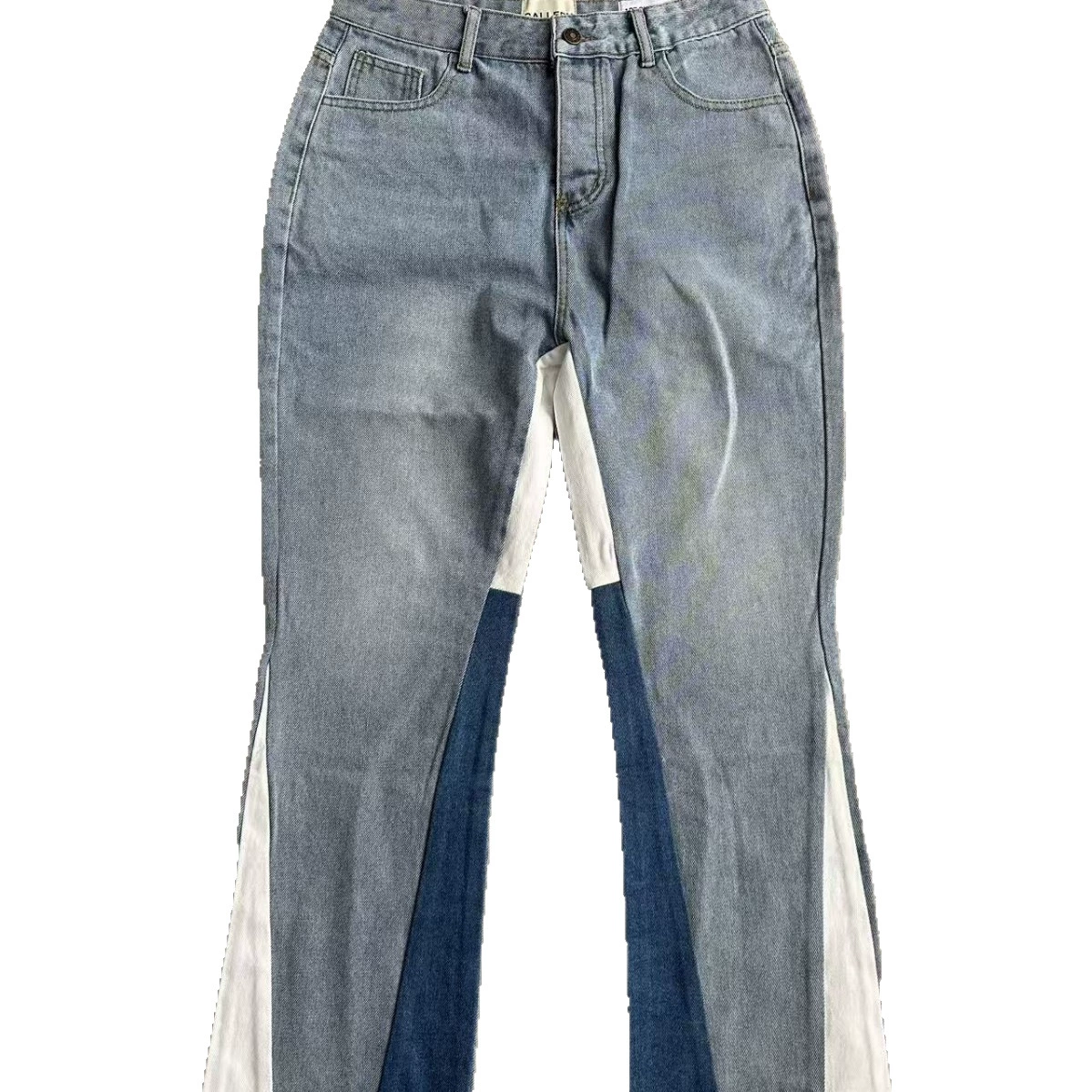 Denim flared trousers, jeans, new collection