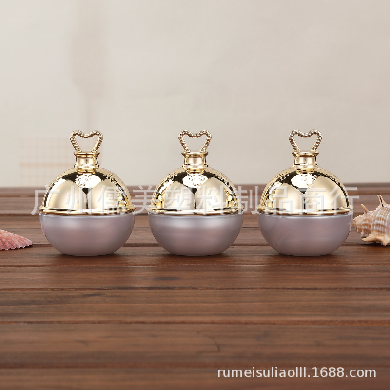 10g圆球龙血膏瓶眼霜面乳分装瓶贵妇膏瓶化妆品包装护肤品包材