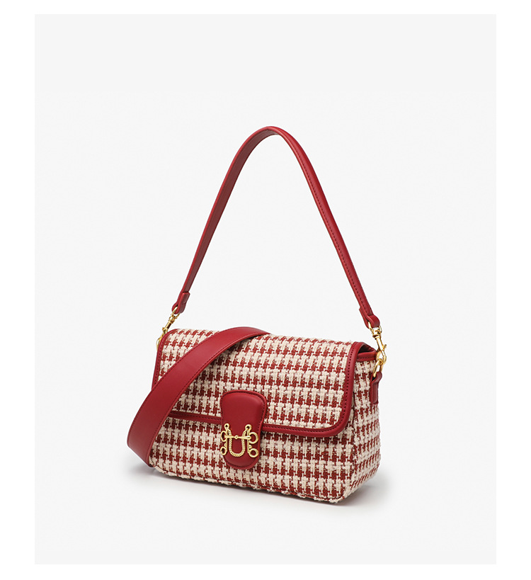 2024 Autumn New Trendy Bird Pattern Underarm Small Square Fashion Versatile Single Shoulder Oblique Straddle Women's Bag_voghion.com