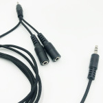 音频线监控电源线电脑转换廷长线手机耳机兼容线麦克风插头转接头