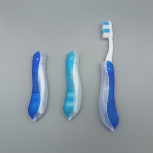 Hot Sale Folding Seahorse Toothbrush Travel Portable Toothbrush Soft Hair Folding Comb Gift Toothbrush Comb