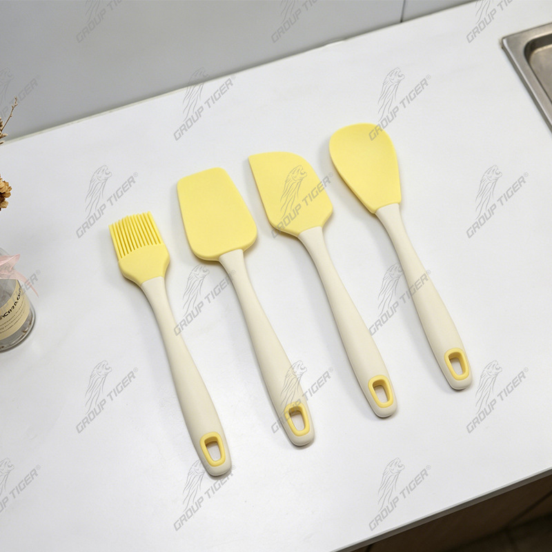 Qunhu silikon spatula kaşık seti modern minimalist mutfak ürünleri Yangjiang ürünü 2022 model silikon mutfak takımı