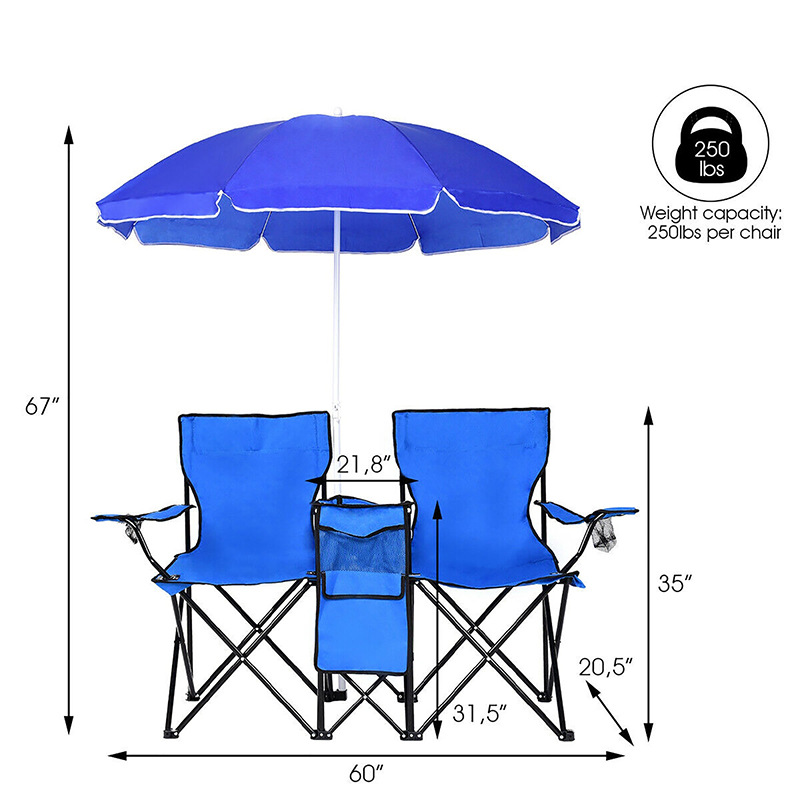 Silla plegable de playa con reposabrazos y respaldo, para camping, pesca o exteriores