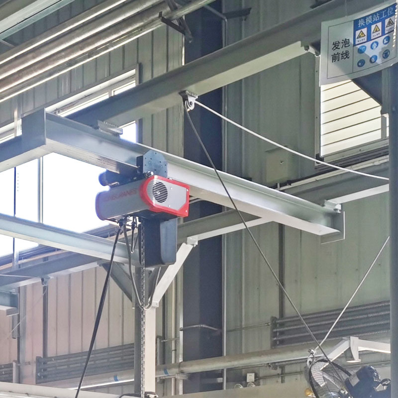 科尼环链电动葫芦 欧式链条葫芦铝合金轨道静音防尘KBK轨道500kg