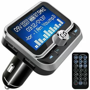 BC32 Car mp3 with Remote Control Card Multi-function Folder Playback Large Screen Song Name Display FM Transmitter