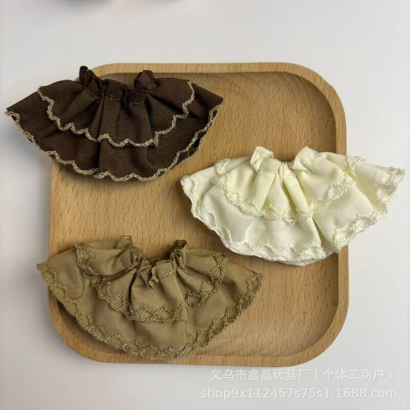 Baby Clothes 10cm Long-Legged Kitty Cat Doll 15cm Doll Design Skirt Short Skirt Dress Plush Replacement