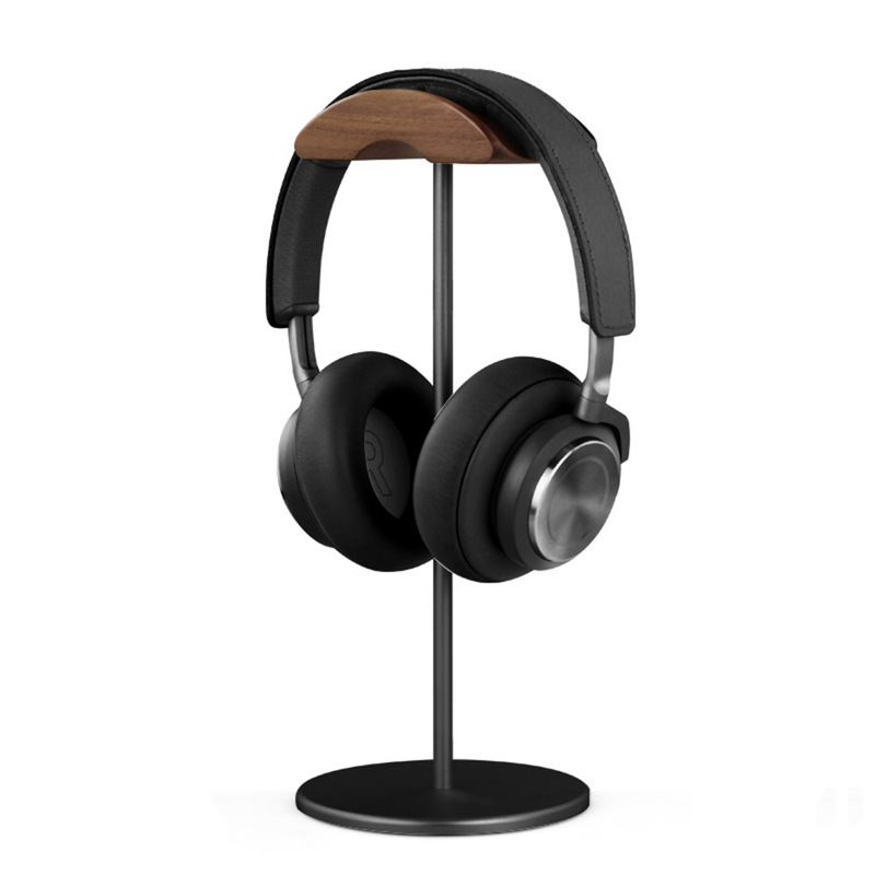 Headset Holder Creative AirPodsMax Earphone Holder Aluminum Alloy Hook Solid Wood Headset Storage Rack Headset Holder Creative AirPodsMax Earphone Holder Aluminum Alloy Hook Solid Wood Headset Storage Rack