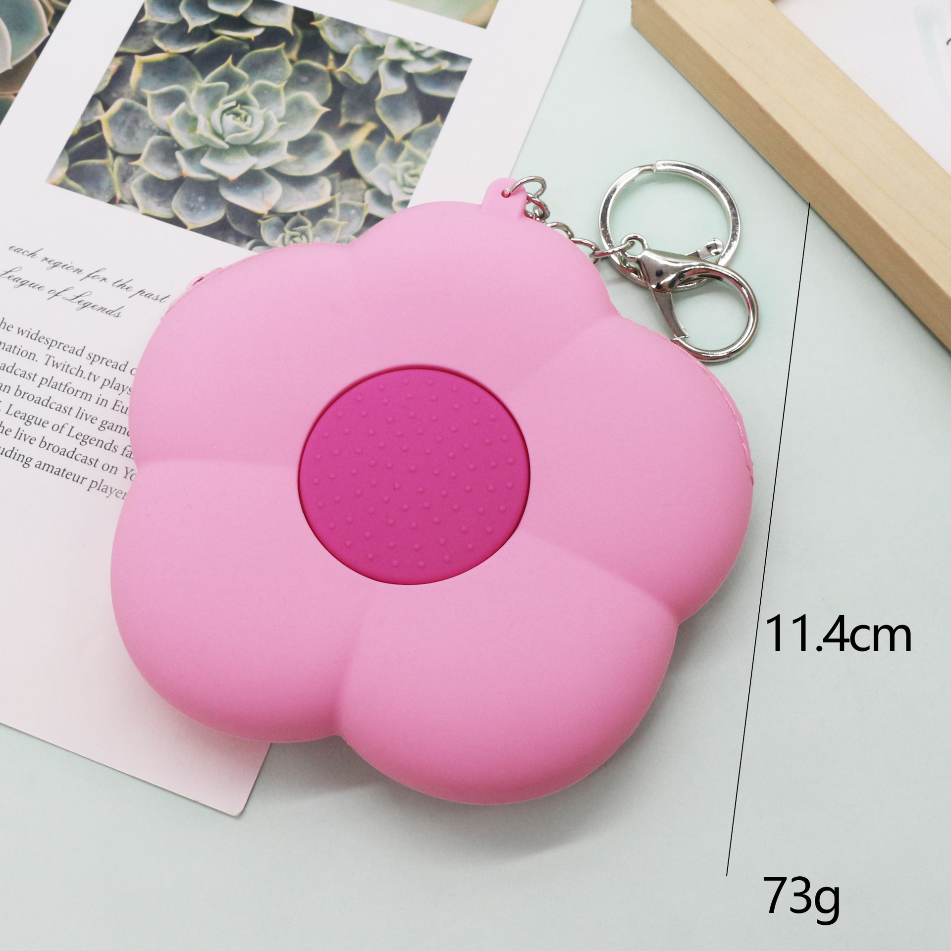 2025 nueva flor bolsa de cambio de silicona mini dibujos animados lindos billetera con cremallera pequeña bolsa de monedas de estudiantes auriculares