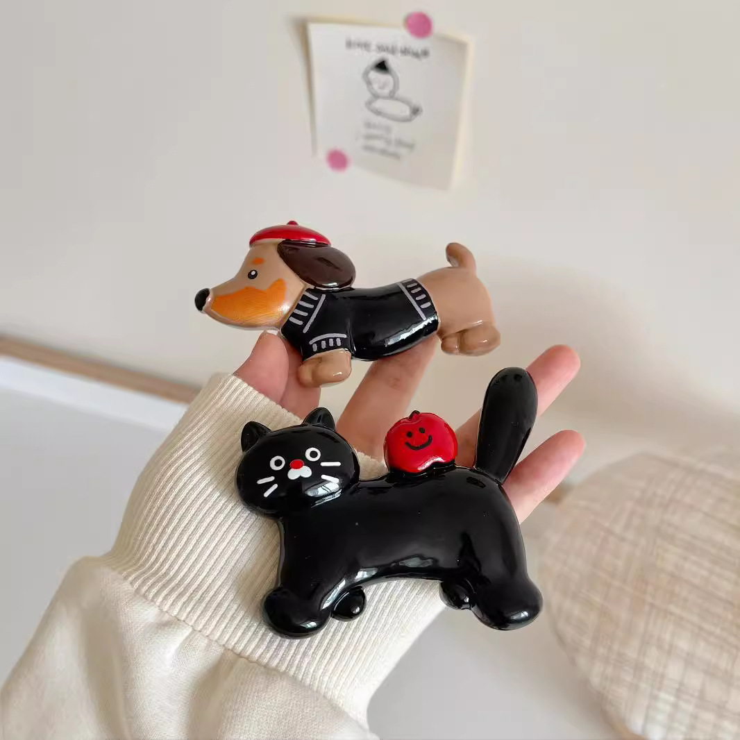 주방 LELE DACHSHUND 마그네틱 크리에이티브 크리에이티브 냉장고 자석 도매 저작권 제품 모방은 조사해야합니다