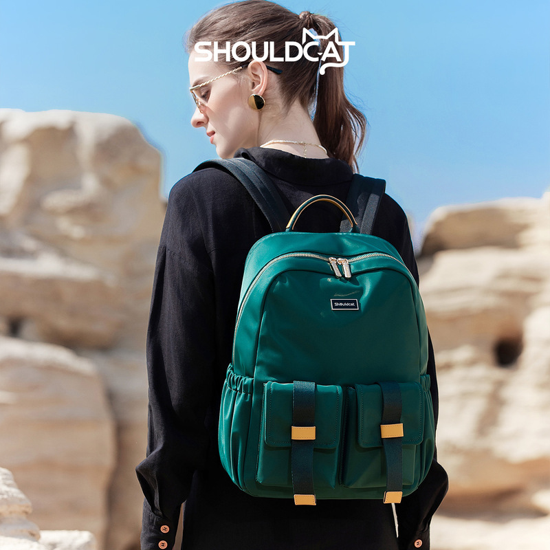 XiuDi Cat Women's Backpack 2026 New Design High-End Casual Commuting Lightweight Stylish Backpack