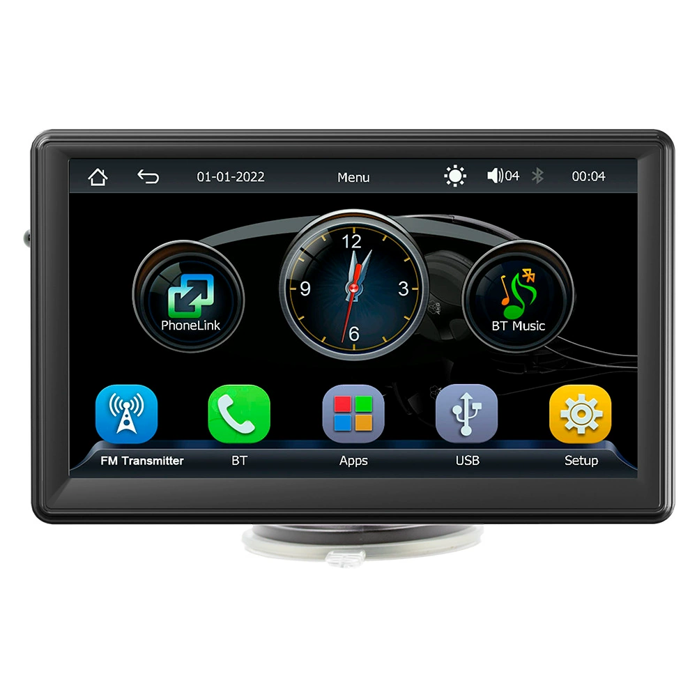 Переносимый беспроводной автомобильный плеер CarPlay размером 7 дюймов с радио и картамид- хост