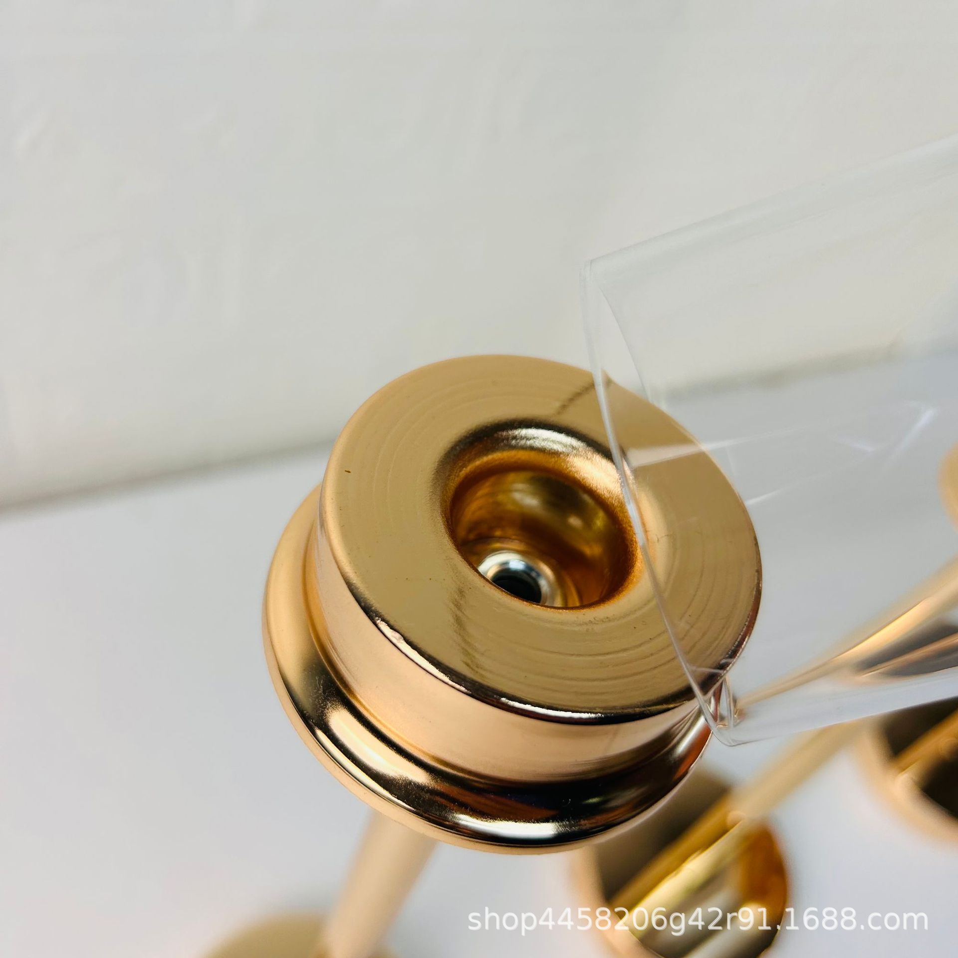 Boda transfronteriza nueva vela de cristal alto candelabro decoración del banquete de boda sitio de la boda decoración del hotel suministros