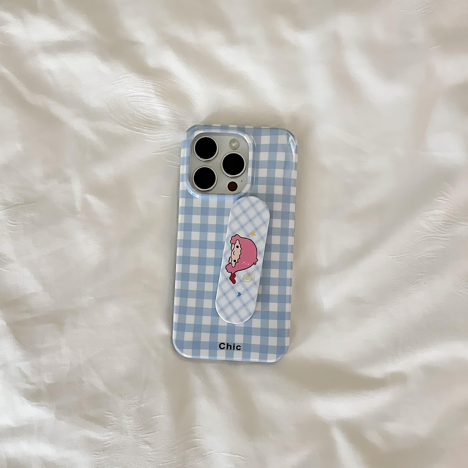 Sencillo, personalidad de nicho, soporte de curita para iPhone15/16 funda para teléfono móvil 15Pro pareja 16PM nuevo 14