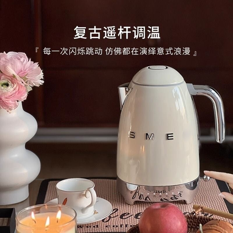 SM-EG Vintage Stainless Steel 1.7L Constant Temperature Household Electric Kettle KLF04 SM-EG Vintage Stainless Steel 1.7L Constant Temperature Household Electric Kettle KLF04