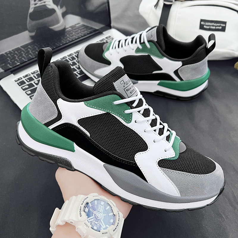 China-Chic ins Scarpe da papà a vita alta Moda per adolescenti Scarpe da ginnastica da basket casual oversize per studenti da uomo_voghion.com