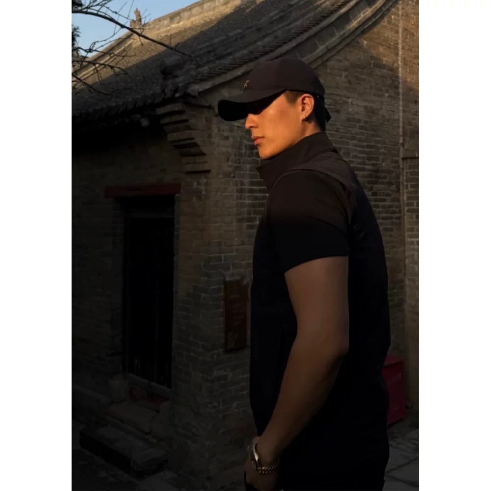 Men's Slim Fit Vest Quick Drying Breathable Sports Casual Zipper Sleeveless Top Lightweight Outdoor Summer Solid Color Stand Collar_viptrois.com