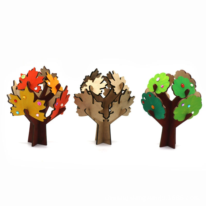Детское дерево для рисования и раскрашивания из дерева,  DIY,  ручная работа,  из фанеры,  с кленовыми листьями,  для детского сада,  большой размер.
