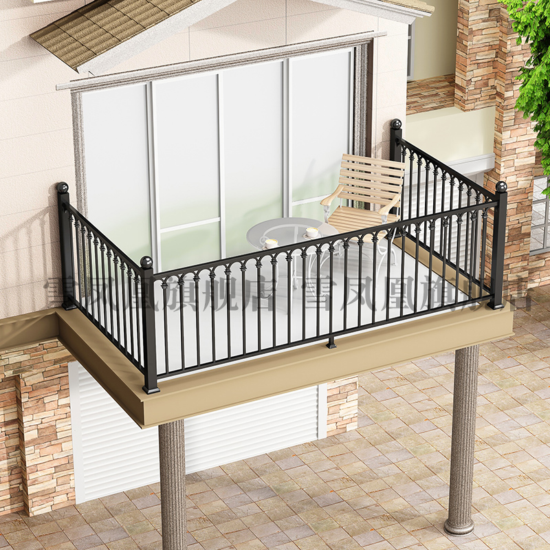 ♤简约铁艺护栏阳台栏杆室外围栏庭院阁楼栏杆飘窗护栏室内楼梯扶