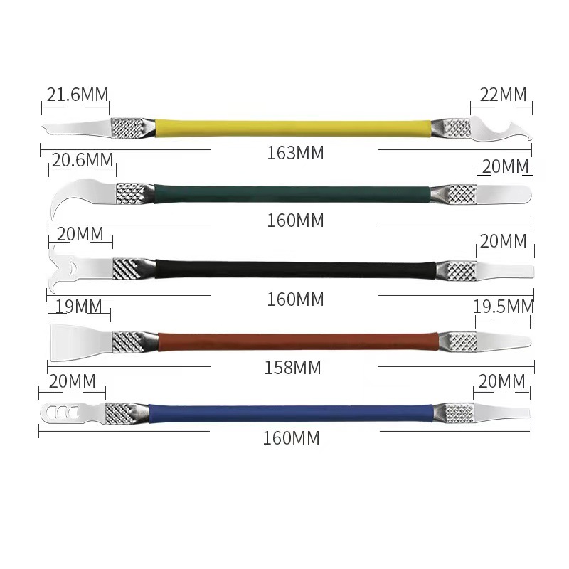 Supply computer mobile phone disassembly CPU pry tool electronic component disassembly accessories stainless steel dual-purpose pry bar repair tool