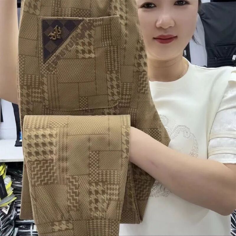 Source Manufacturer 2025 High-End Spring and Summer New Casual Pants for Men European Style Fashionable and Handsome Sports Pants for Men