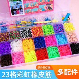 DIY���ǃ�ͯ��� ���R�d�ʺ翗�CLoom Bands��Ƥ�����b�������