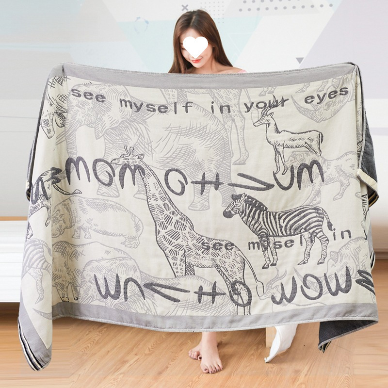 Gauze Bath Towel Household Absorbent Quick-Drying Men's Large Size Adult Bath Towel