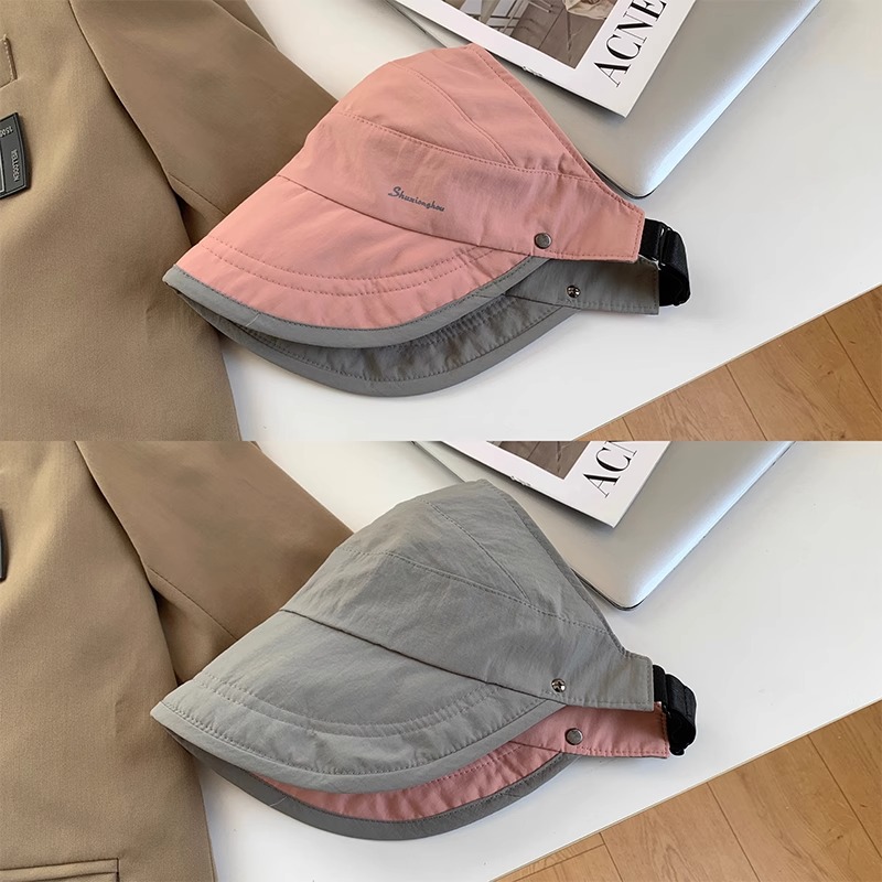 Rosa + gris de doble cara desgaste de secado rápido / Ajustable