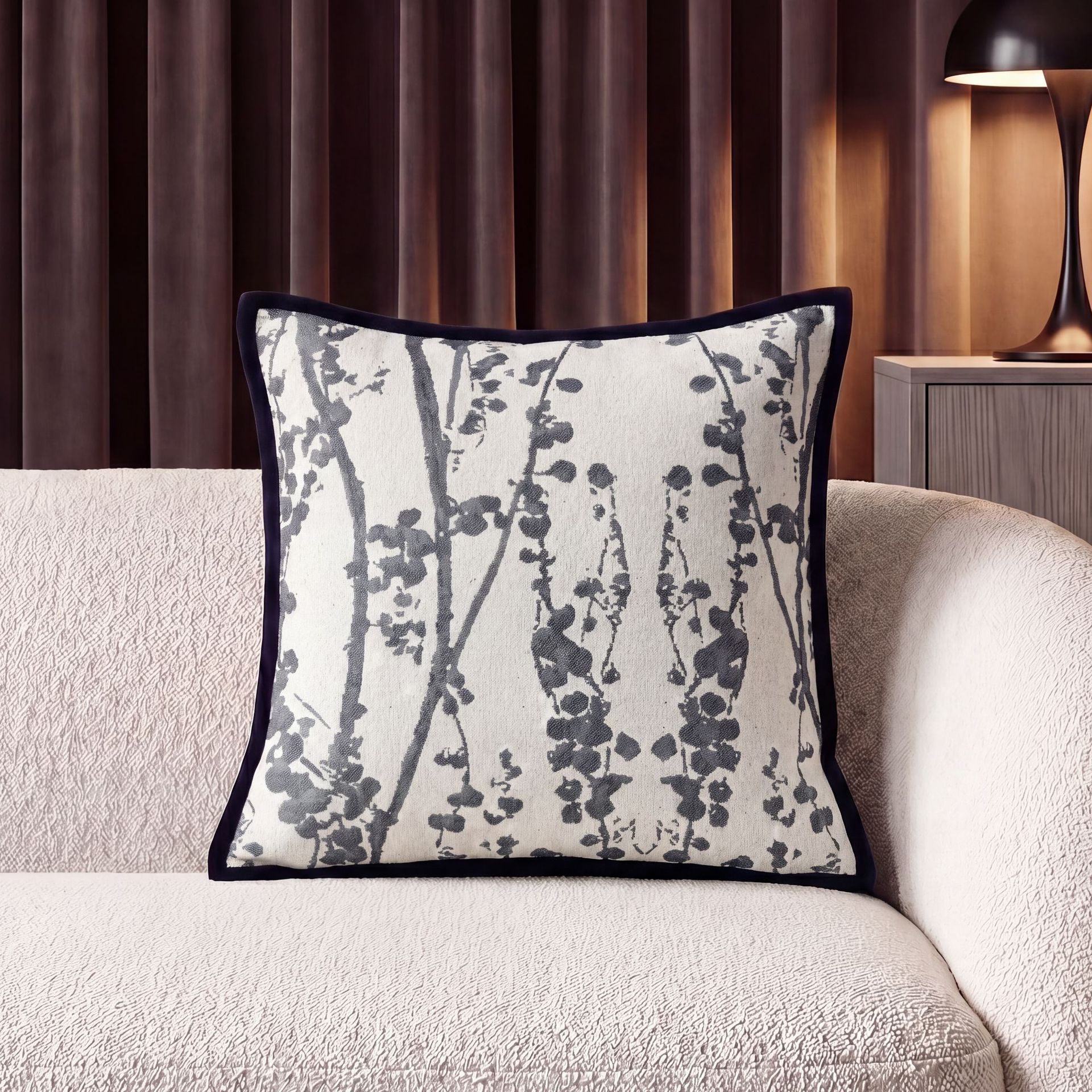 Nórdico de lujo ligero sofá almohada al por mayor almohada de sala de estar inwind jersey jacquard almohada transfronteriza un cabello