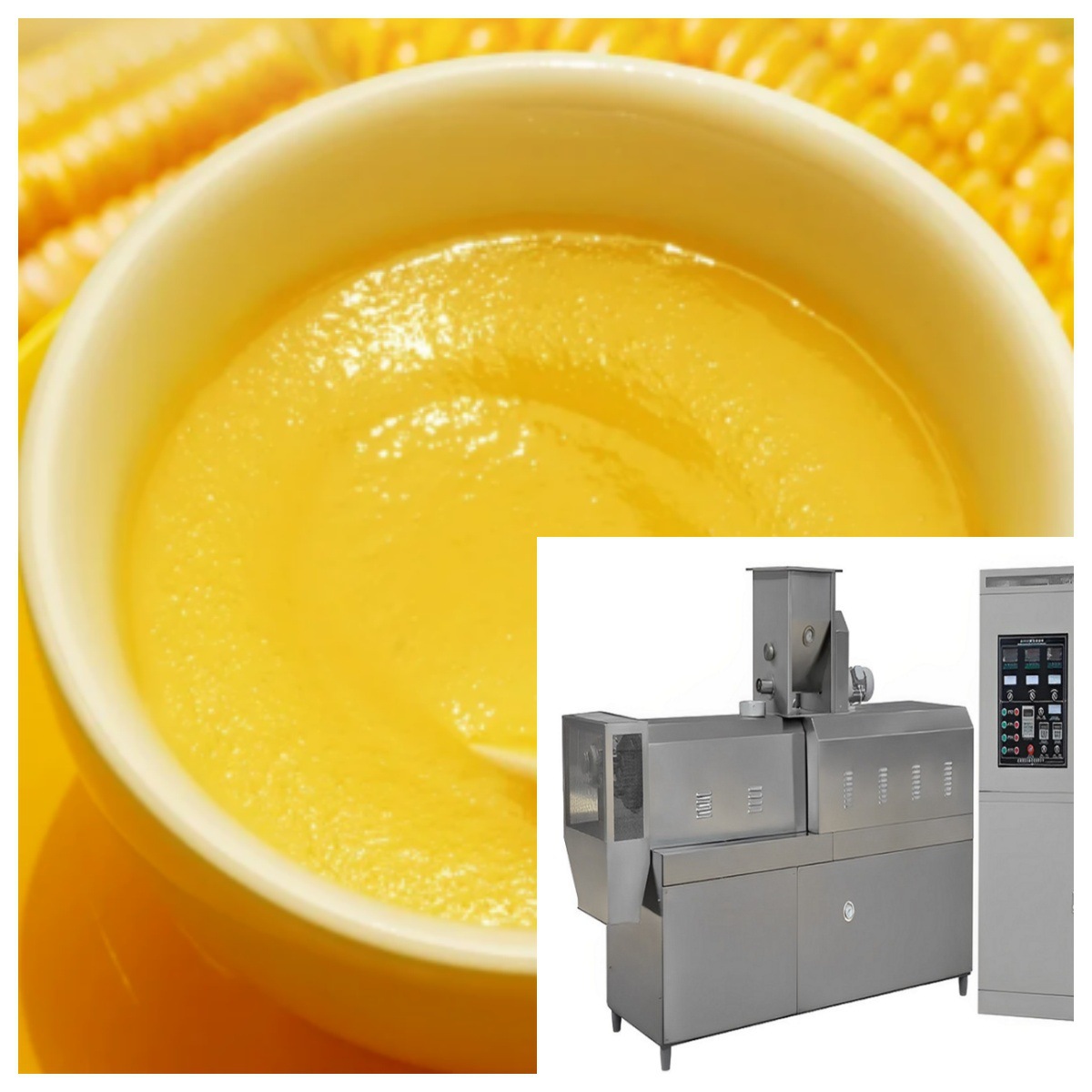 营养粉生产线 固体饮料膨化机 谷物代餐粉生产线 速溶米粉膨化机