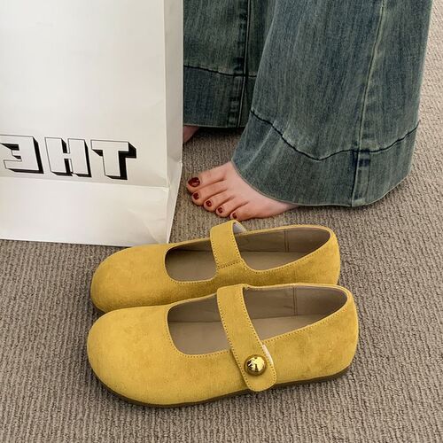 Korean version of the classic and versatile Mary Jane shoes for summer, new style, matching skirts, height-increasing and slimming, round head, shallow mouth single shoes