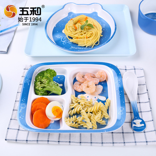 Sanrio Tableware Jade Dog Children's Bowl Cartoon Cute Food Bowl Baby Dinner Plate Water Cup Spoon Bowl Wholesale