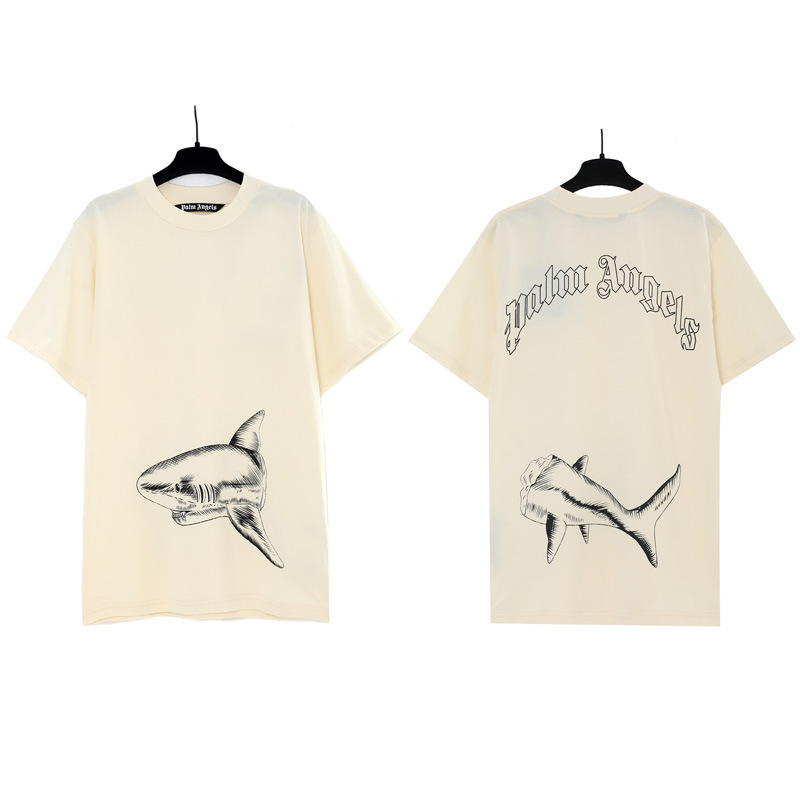 PALM半袖の正しいバージョン パームエンジェルス ヘッドレスベア エンジェルス バタフライプリント Tシャツ テディベア 半袖|undefined