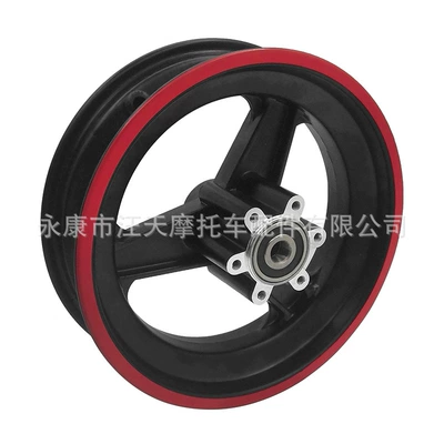 Electric scooter accessories 10x2.75-6.5 front wheel aluminum alloy disc brake hub 10 inch tire rim 6.5 inch (Hub) - 65inch-wheel-hub