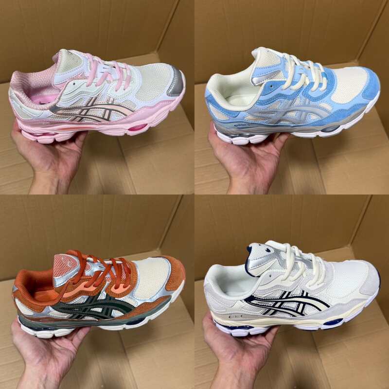 GEL-NYC running shoes, cross-border men's and women's shoes, retro wear-resistant cushioned outdoor sports shoes, mesh breathable casual shoes