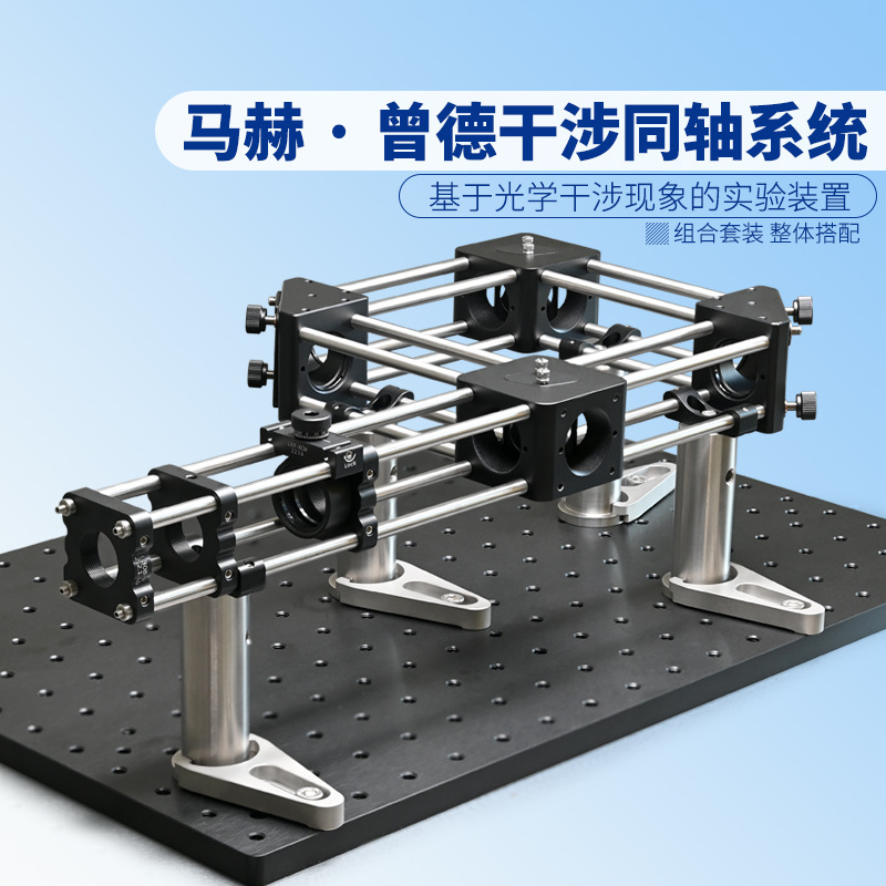 马赫·曾德干涉同轴系统 光学干涉/测量等现象的实验装置