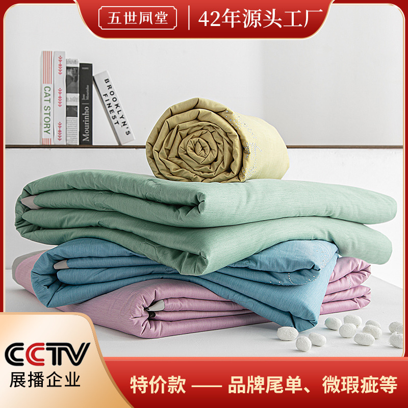 Silk Quilt, Direct from the Source, Summer Cooling Quilt, Winter Quilt, 2026 Clearance Quilt Core, Quilt, Summer Sample, Minor Imperfections, Air Conditioning Quilt