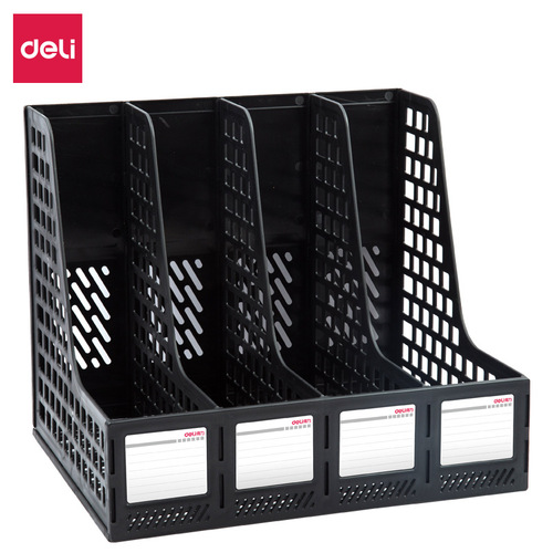 Deli 33777 four-link file frame information rack file column file rack file management rack office supplies