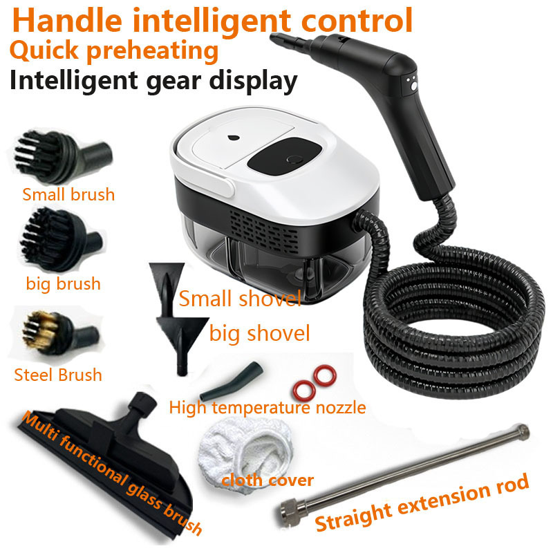 New 1600ml Household High Temperature and High Pressure Steam Cleaner Multifunctional Portable Cleaning Machine European and American Regulations