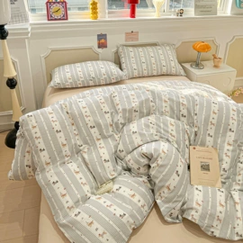 四件套;纤维被;纤维枕