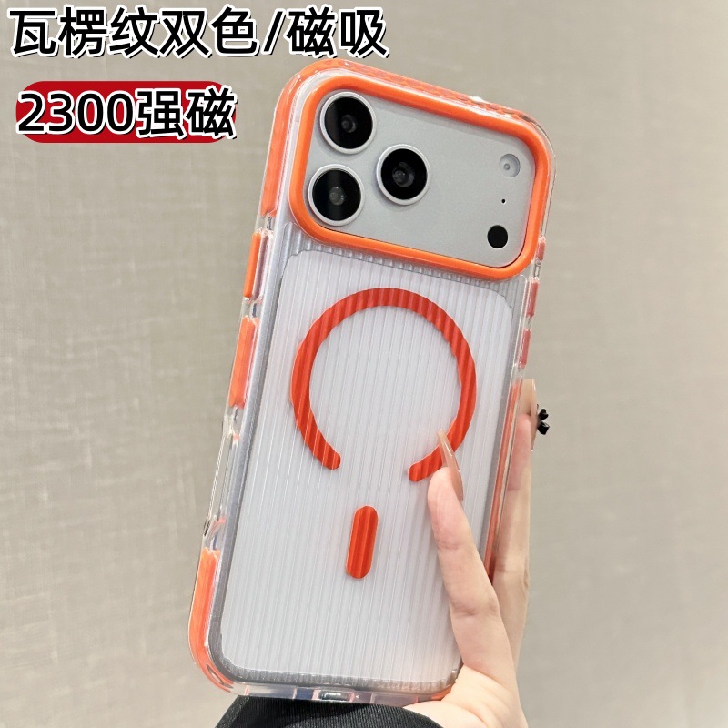 Funda Magnética para iPhone 15/16/17/18 Pro de Acrílico con Protección Anti-caídas image 7