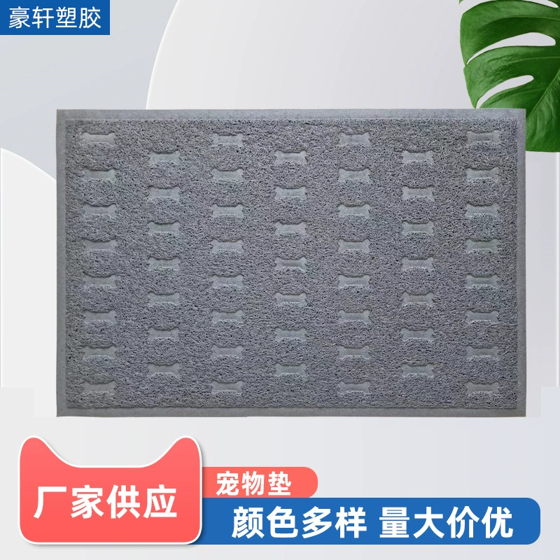 Коврик для кошачьего туалета прямоугольный коврик из ПВХ для домашних животных кошачий коврик для ног кошачий наполнитель коврик с защитой от выноса коврик для кошачьего туалета