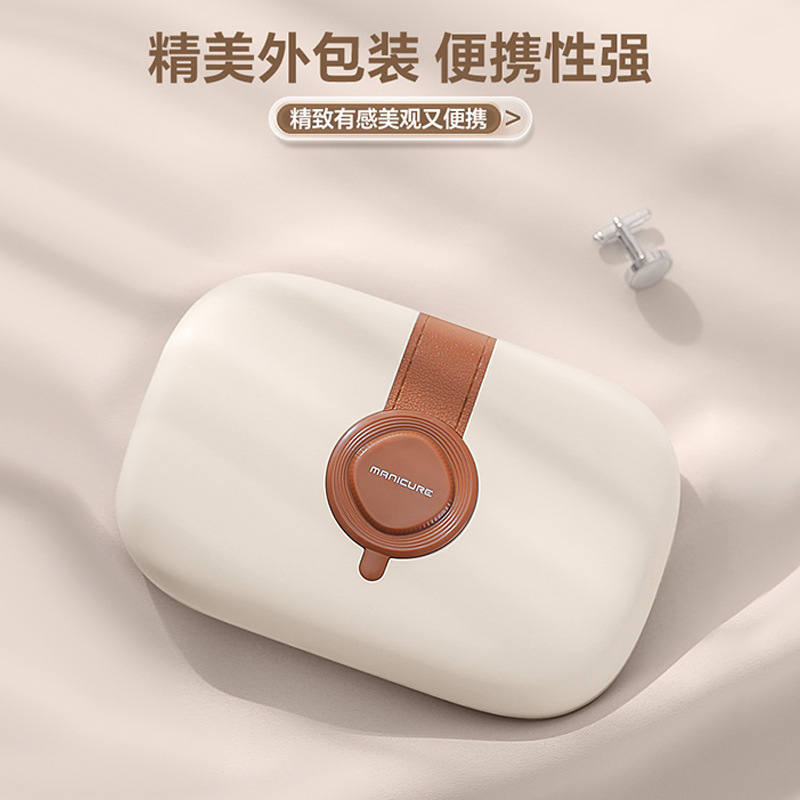 Kit portátil de manicure 10 pedicure set amazon nail clipper cuidado de acero inoxidable nail clipper set