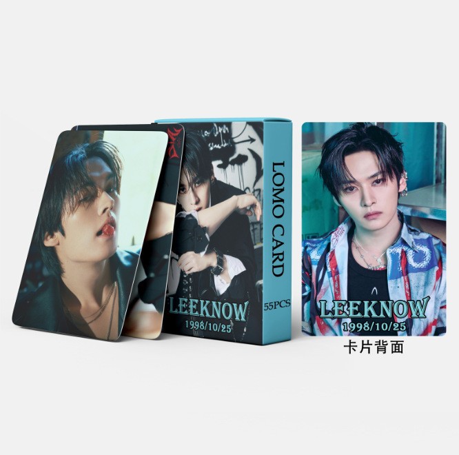 Cadena total de gran cantidad de nuevos productos en stock 55 tarjetas de álbum SKMyBreath KPOP estrella alrededor de la tarjeta de colección LOMO