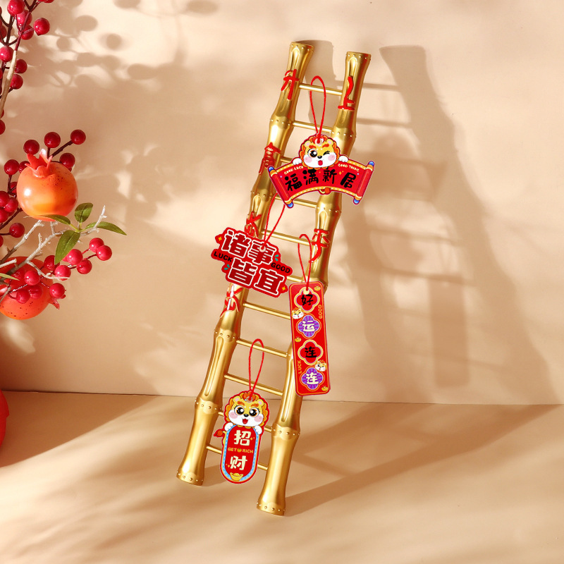 Nuevo hogar decoración ceremonia de mudanza nuevos artículos de mudanza decoración escalera paso a paso elevación ornamentos