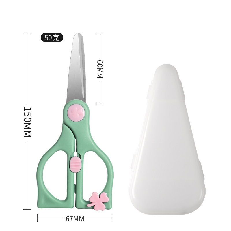tijeras de alimentos para bebés tijeras de alimentos para bebés tijeras de cerámica portátiles tijeras para niños cortar carne herramienta de alimentos suplementarios