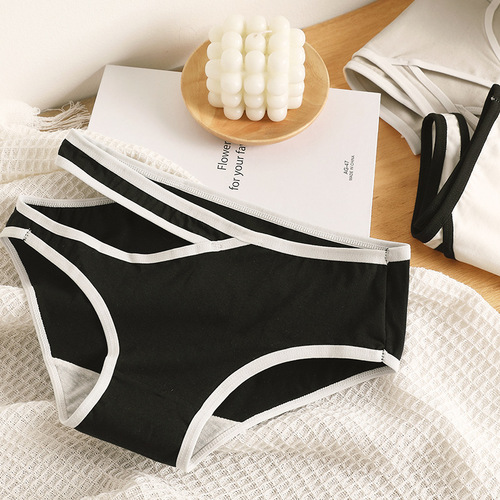 Small waist design breathable women's underwear comfortable girls sports underwear girls summer thin sexy new style