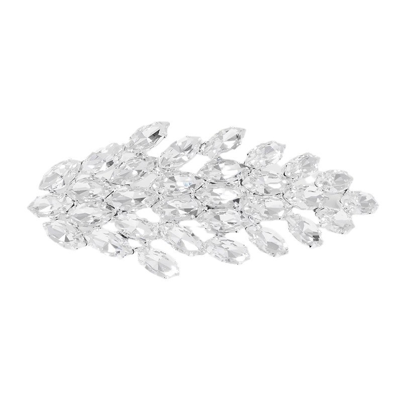 Temperamento transfronterizo broche de hojas de árbol delicado diamante pin accesorios de alta calidad Broch mujer