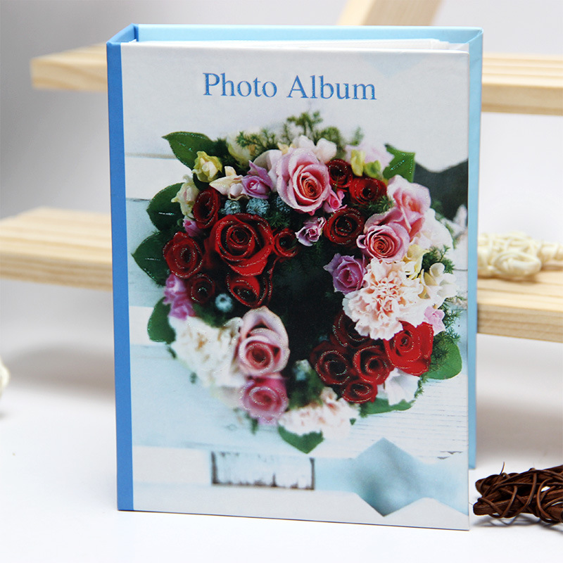 6 인치 100 블루 부케