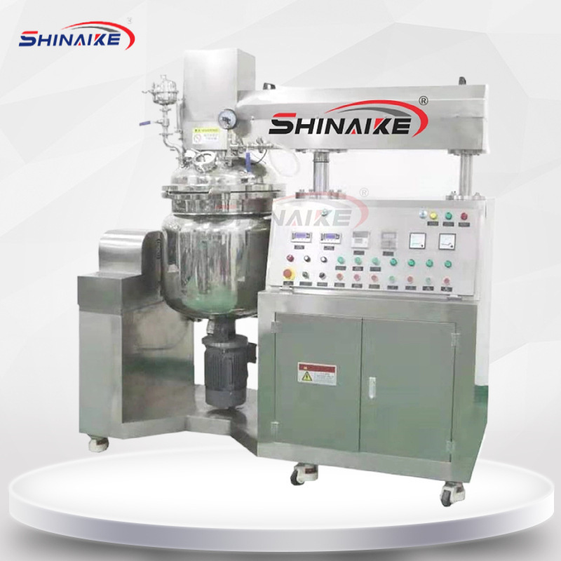 广州厂家小型100L真空乳化机液压升降式乳化机膏霜设备乳化机